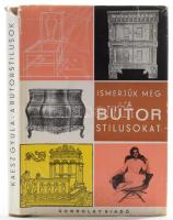 Kaesz Gyula: A bútorstílusok. Bp., 1972, Gondolat. Félvászon kötés, papír védőborítóval, kopottas állapotban.