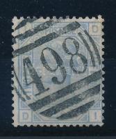 Anglia 1880 Mi 81 FORDÍTOTT VÍZJELLEL! R!!