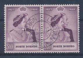 Észak-Borneó 1948 Mi 272 pár R!