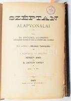 Stöckl Albert: A széptan alapvonalai. Első melléklet a Bölcsészet Tankönyvéhez. A második kiadás után fordították: Répássy János és Zafféry Károly. Hozzákötve: A szónoklattan alapvonalai. Második melléklet a Bölcsészet Tankönyvéhez. A második kiadás után fordították: Répássy János és Zafféry Károly. Eger, 1882., Érsek-Lyceumi Könyvnyomda, VIII+151;+83 p. Átkötött aranyozott gerincű félbőr-kötésben, kopott borítóval, az elülső táblán törésnyommal, régi bélyegzésekkel és bejegyzéssel.