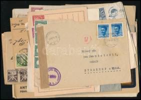 Csehszlovákia ~30 db régi küldemény jobbakkal