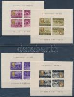 1947 Roosevelt vágott fordított képállású kisívsor, néhány ránctól eltekintve nagyon szép állapotban...