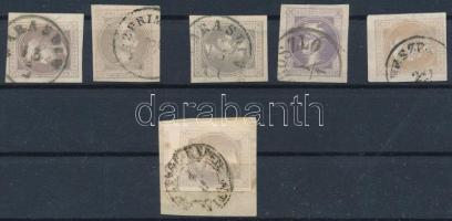 1867 6 db Hírlapbélyeg