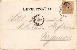 1899 Lugos, Lugoj; M. kir. állami főgimnázium, tanuló. Auspitz Adolf kiadása / grammar school, stude...