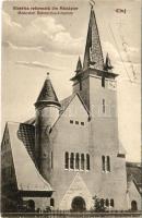 Kolozsvár, Cluj; Biserica reformata din Manastur / Monostori Református templom / Calvinist church in Manastur + "1940 Kolozsvár visszatért" So. Stpl. (EB)