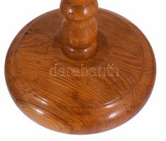 Fa szobortartó posztamens, tartófelület d: 22 cm, m: 60 cm