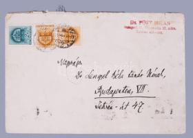 Füst Milán (1888-1967) tintával írt autográf levele Dr. Lengyel Bélának, "Kedves, jó Doktor&quo...