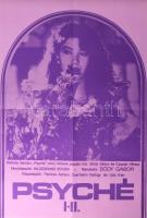 1980 Psyché I-II, Weöres Sándor könyve alapján írta Bódy Gábor és Csaplár Vilmos, rendezte: Bódy Gábor. Filmplakát, papír, BKkm. Moziüzemi V. Rota, 57,5x39,5 cm