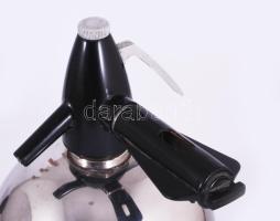 Retro kerek szódás szifon, m: 26 cm