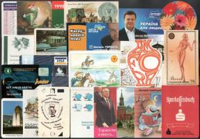 Vegyes reklámos kártyanaptár tétel