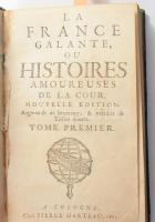 [Vanel, Claude]: La France Galante, ou Histoires Amoureuses de la Cour. Tome Premier. Nouvelle edition. Cologne, 1695, Pierre Marteau, 2+288 p. Francia nyelven. Kopott kartonált papírkötésben, kopott borítóval.