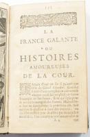 [Vanel, Claude]: La France Galante, ou Histoires Amoureuses de la Cour. Tome Premier. Nouvelle editi...