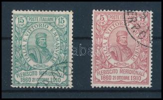 Olaszország 1910 Mi 97-98 (Mi EUR 280.-)