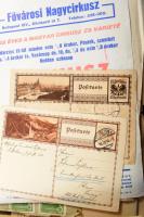 Vegyes papírrégiség tétel (szórólap, levelezőlap, újság. iratok, fényképek, stb.)