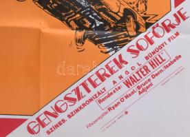 1980 Gengszterek sofőrje, Ryan O'Neal, Bruce Dern, Isabelle Adjani, filmplakát, moziplakát. Pap...