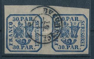 Románia 1862/1864 Forgalmi pár Mi 10 (Mi EUR min. 150.-)