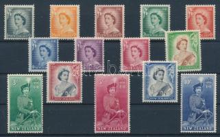 Új-Zéland 1953 II. Erzsébet sor Mi 332-345 (Mi EUR 150.-)