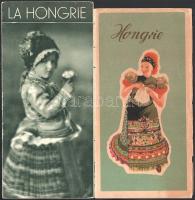 cca 1930-1940 Vegyes utazási prospektus tétel (La Hongrie, Asuztria, KIjev-Moszkva, stb.)