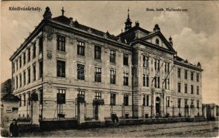 1917 Kézdivásárhely, Targu Secuiesc; Római katolikus főgimnázium. Turóczi István kiadása / Catholic grammar school (EK)