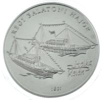 1997. 2000Ft Ag "Régi balatoni hajók / Helka és Kelén" kapszulában, tanúsítvánnyal, díszto...