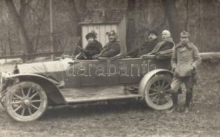 Automobile with soldier photo