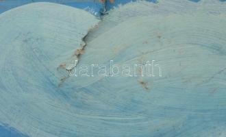 Pál Kálmán (-): Szemtelen sportolók. Olaj, karton. Jelzett. Sérült. 42x32 cm