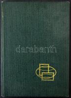 8 vastag fekete lapos A4-es Philux berakó zöld borítóval, használt