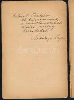 Surányi Lajos: Cseh bábok vagy szabad népek legyenek-e a Dunavölgy lakói. DEDIKÁLT! Miskolc, Szerző....