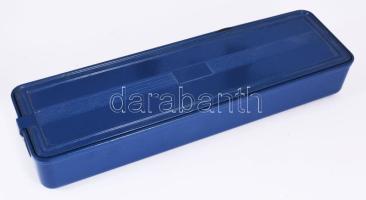 Higanyos vérnyomásmérő, fém tartóban h: 34 cm