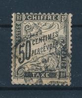 Franciaország 1892 Portóbélyeg Mi 27 (Mi EUR 120.-) (papírelvékonyodás / thin paper)