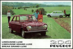 ca 1970 Peugeot 204 képes autó katalógus
