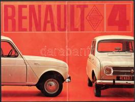 ca 1970 2 db Renault képes autó katalógus hajtva