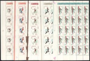 Románia 1965 Sport hajtott ívsor Mi 2452-2456 (Mi EUR 350.-)