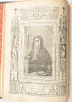 Pongárcz Ester: Arany Korona Imádságos és Énekeskönyv ca 1840. 436p. Első 10 lap hiányzik. Dekoratív vaknyomott, réz veretes egészbőr kötésben.
