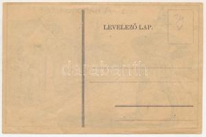 A Háború Vége! Tanácsköztársaság ellenes propaganda / Anti-Bolshevik propaganda (szakadás / tear)