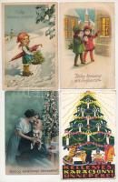 23 db RÉGI karácsonyi üdvözlőlap / 23 pre-1945 Christmas greeting art postcards