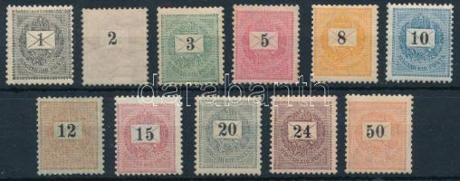 1898 11 klf bélyeg (208.000) (24kr, 50kr falcos / hinged)