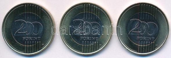 2023. 200Ft "Petőfi" + 2024. 200Ft "Batthyány" + 2025. 200Ft "Magyar Tudomá...