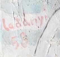 Ladányi Imre/Emory Ladányi (1902-1986): Akrobata, 1958. Olaj, vászon. Jelezve balra lent. Hátoldalán...