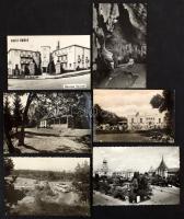 100 db fekete fehér modern magyar városképes lap sok kisalakúval