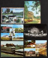 100 db modern magyar városképes lap, változatos anyag!