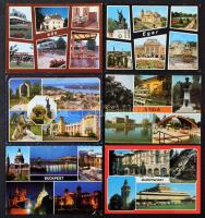 100 db modern magyar városképes lap, változatos anyag!