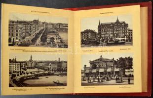 HAMBURG - leporello album metszetekkel, városképekkel / leporello album with town views