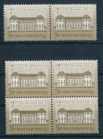 1991 6 db Kastélyok 7Ft összefüggésekben, 12 : 11 1/2 fogazással, fényes-matt papíron (24.000)