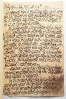 1862-1884 13 db különböző témájú szentmisei prédikáció kézzel írott, egyenként 6-8 oldalas kézirata