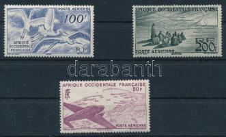 1947 Légiposta 3 magas érték Mi 54-56