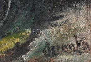 Olvashatatlan jelzéssel: Csendélet. Olaj, vászon. 24x35 cm