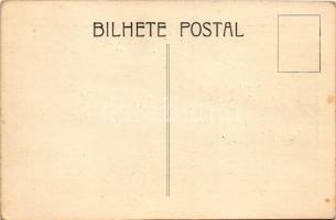 Firme Como Rocha / "Firm as a rock" WWII propaganda caricature with Winston Churchill, Pri...