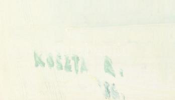 Koszta Rozália (1925-1993): Csendélet. Olaj, farost, jelzett. Fakeretben, 39,5x49 cm