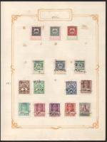 1854-1926 Tartalmas okmánybélyeg gyűjtemény a CM kiadásoktól a Korona kiadások végéig, benne sok mag...